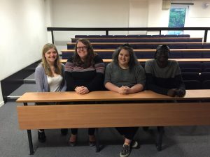 Louise Jones, Katie Gillingham, Olivia Johnson, Elvin Mensah  