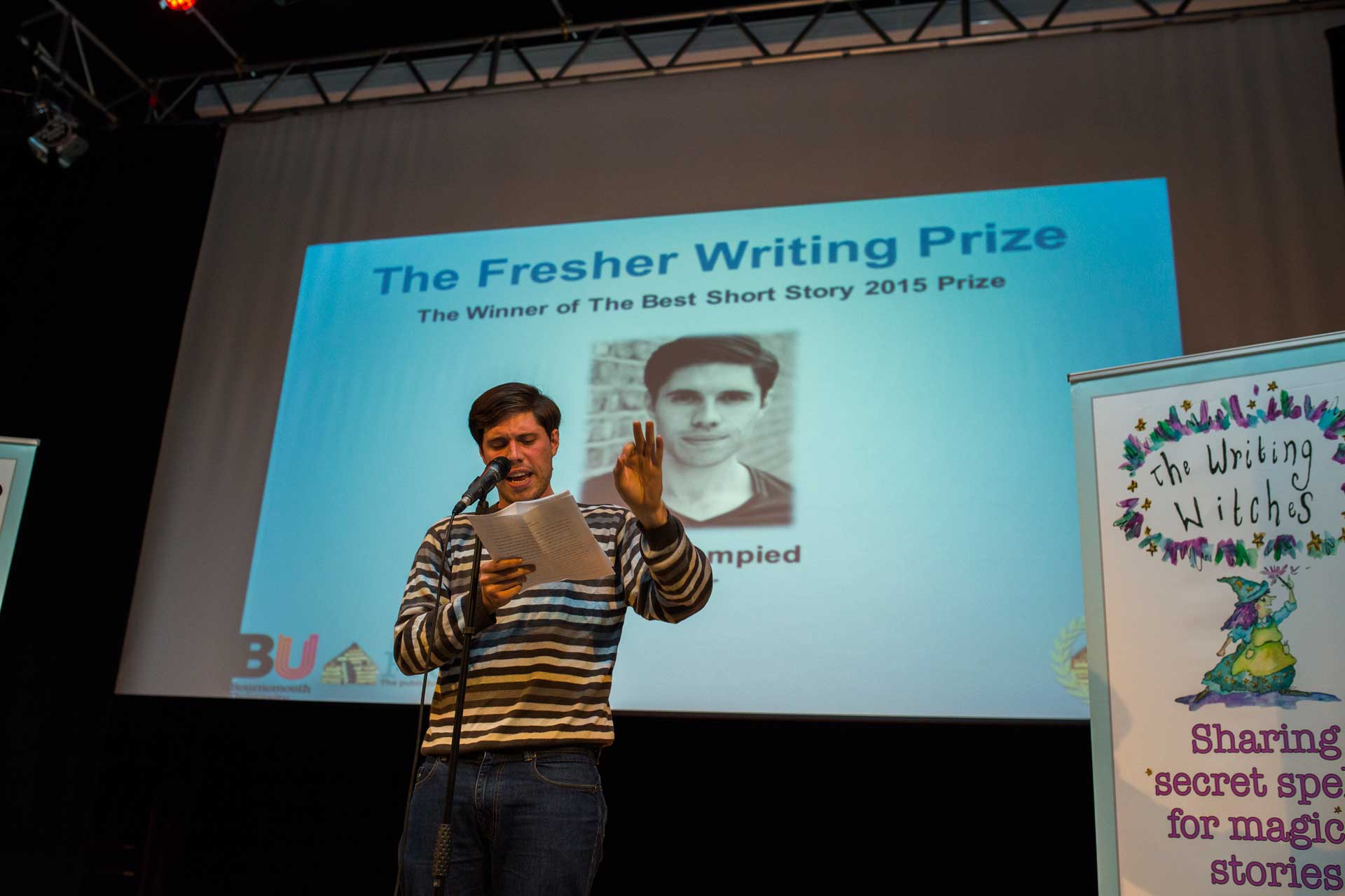 Watch: Short Story Prize winner 2015, Adam Blampied