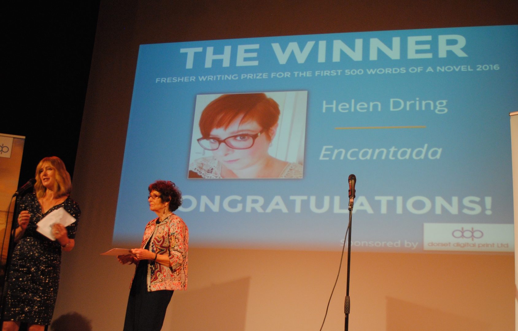 Q&A with Novel Prize winner, Helen Dring
