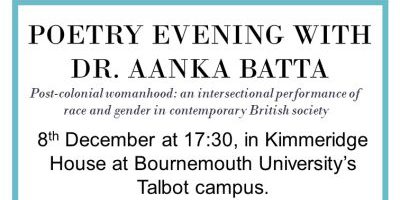 Poetry evening with Dr. Aanka Batta